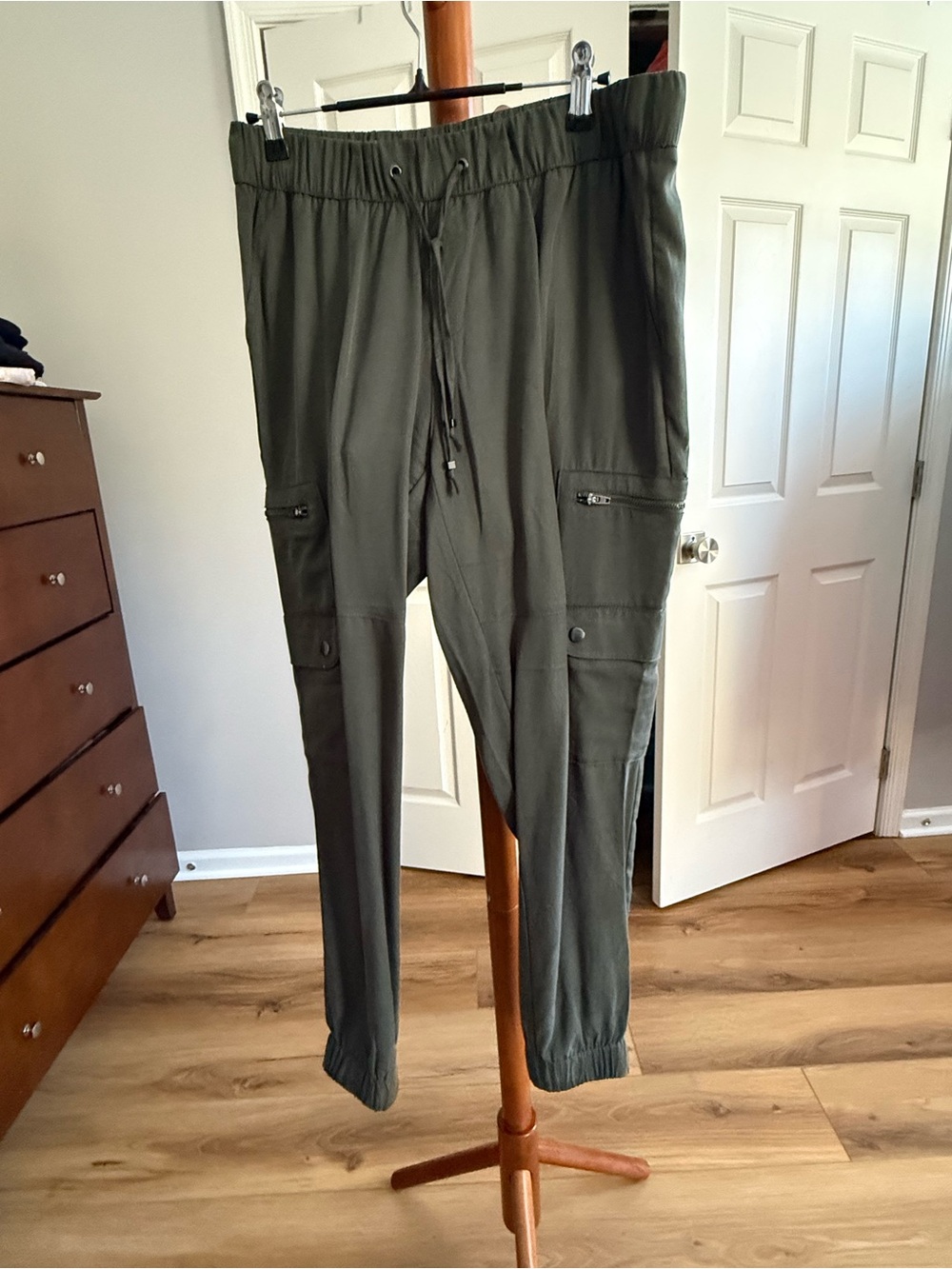 Banana Republic Olive Green Cargo Jogger Pants